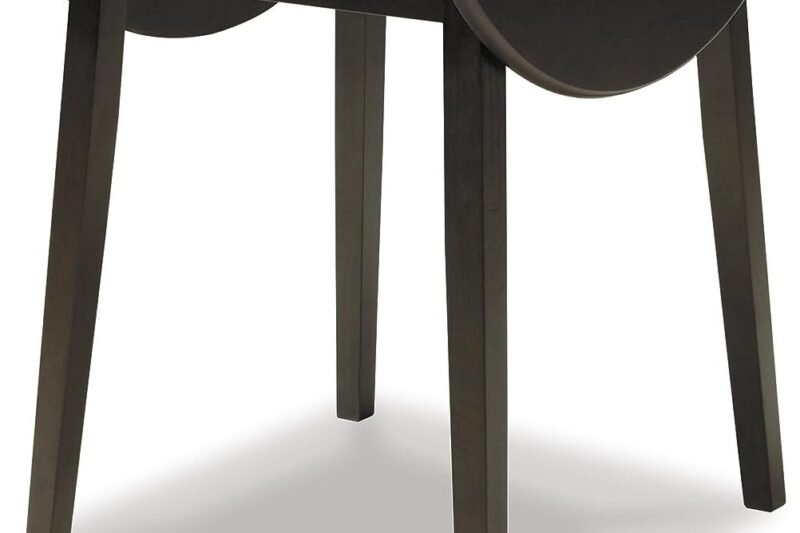 Signature Design by Ashley Hammis Dining Room Drop Leaf Table, Dark Brown