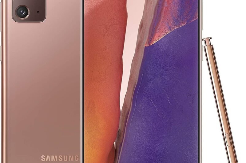 Samsung Galaxy Note 20 5G (128GB, 8GB) 6.7″ AMOLED+, Snapdragon 865, Global 5G VoLTE (Fully Unlocked for AT&T, Verizon, Sprint, Metro) N981U (Mystic Bronze) (Renewed)