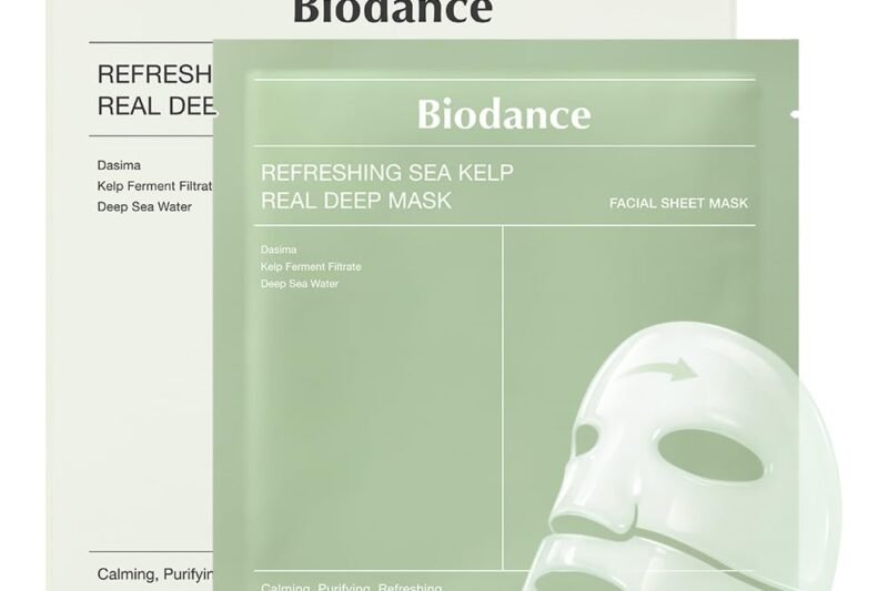 BIODANCE Refreshing Sea Kelp Real Deep Mask Review – Overnight Hydrogel Korean Face Mask for Calming & Oil Control
