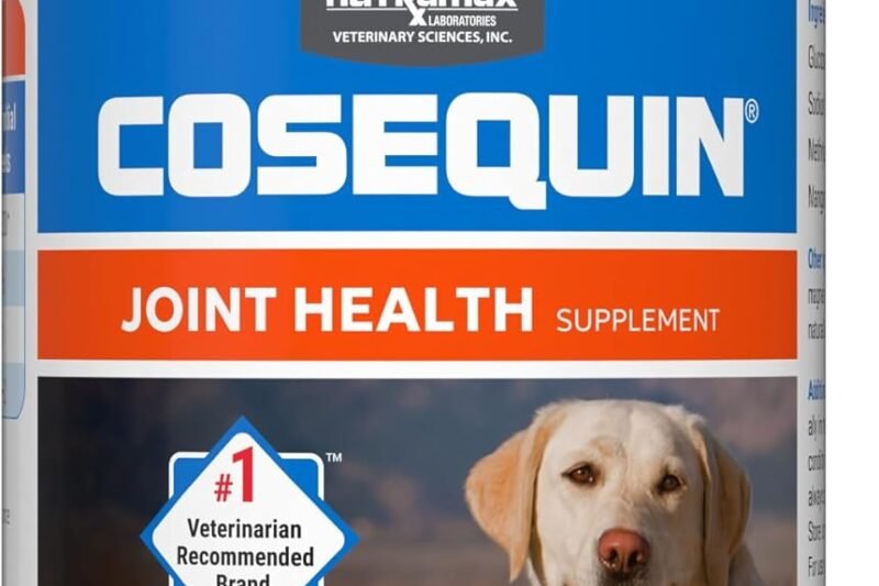 Nutramax Cosequin for Dogs Joint Health Supplement, Contains Glucosamine for Dogs, Plus Chondroitin and MSM, Supports Healthy Joints, For All Breeds and Sizes, Chewable Tablets, 132 Count
