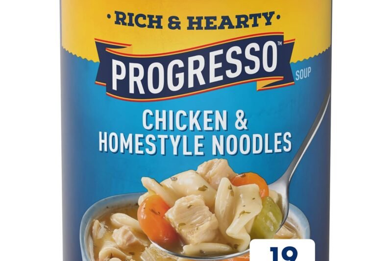 Progresso Rich & Hearty Chicken and Homestyle Noodles Soup Review – Comforting Ready-to-Eat Canned Soup