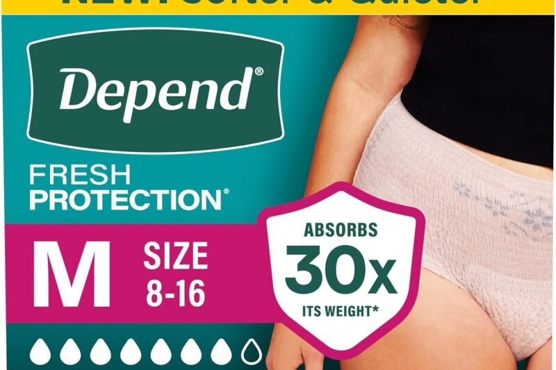 Depend Fresh Protection Women’s Incontinence Underwear Review – Maximum Absorbency Disposable Protection